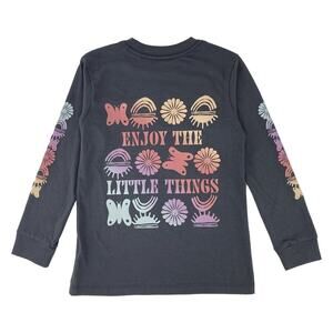 TINY WHALES Girls 'Enjoy The Little Things' Long-Sleeve T-Shirt 10/12